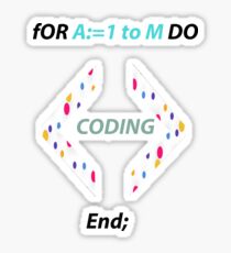 If you like coding and you study algorithms then this Tshirt is For u ^^ Sticker