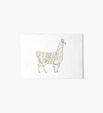L is for llama Art Board