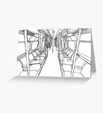 London Underground Oneliner Greeting Card
