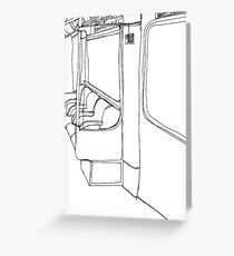 London Underground Oneliner Greeting Card