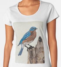 Eastern Bluebird Women's Premium T-Shirt