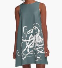 Biomechanical Octopus A-Line Dress