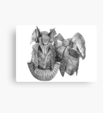 Stargate Horus & Anubis Masks Metal Print