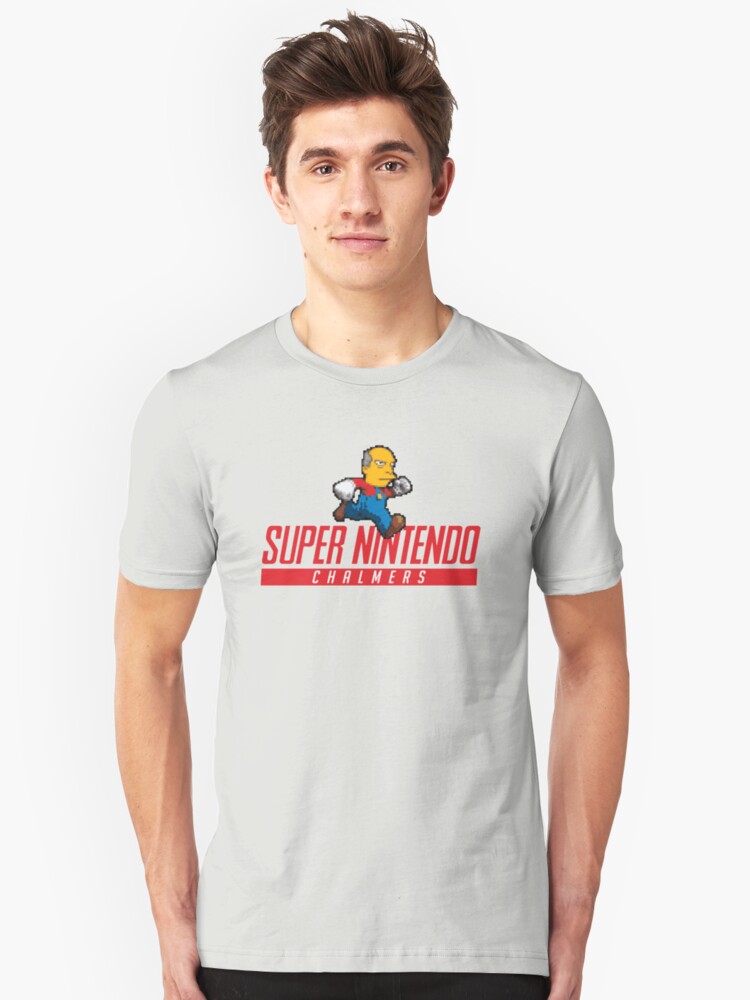 super nintendo chalmers t shirt