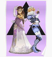 Póster Zelda y jeque