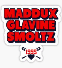 Retro Atlanta Baseball 1995 Brave Sticker