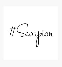 #Scorpion Photographic Print