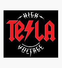 Nikola Tesla High Voltage Photographic Print