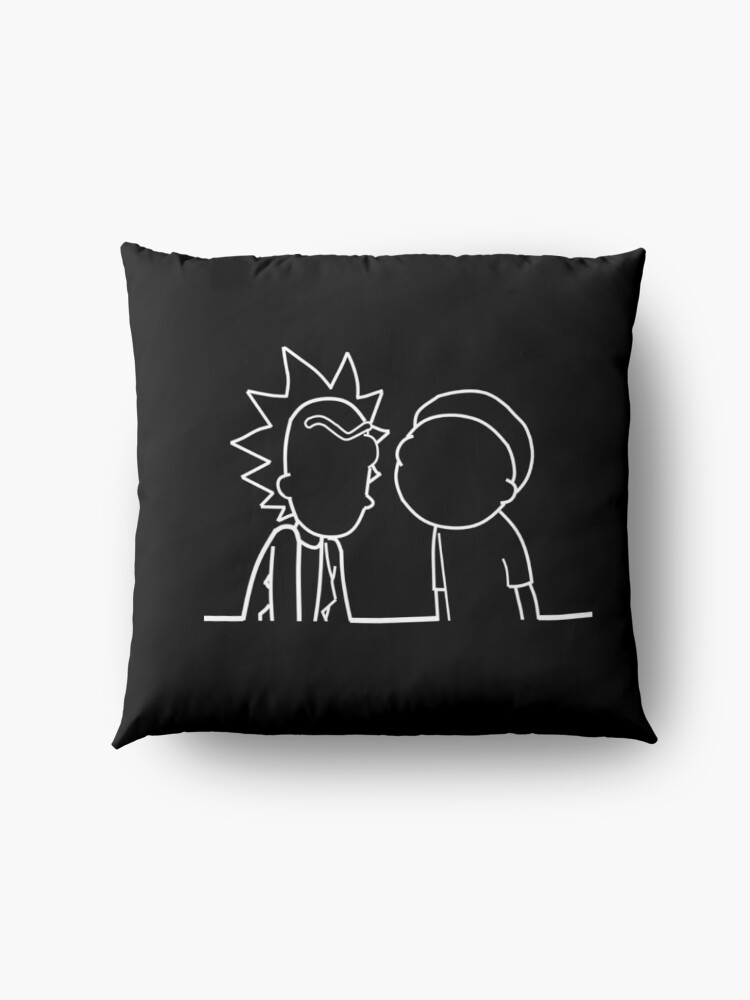 Alternate view of wubba lubba dub dub Floor Pillow