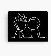 wubba lubba dub dub Canvas Print