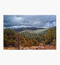Storm On The Mountain Photographic Print