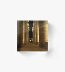 Luxor pillars straight Acrylic Block