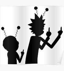Fuck Off Sticker Poster