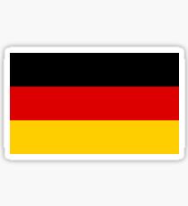 Offizielle Flagge von Deutschland Sticker
