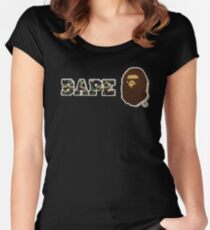Camiseta entallada de cuello redondo el mono bañador