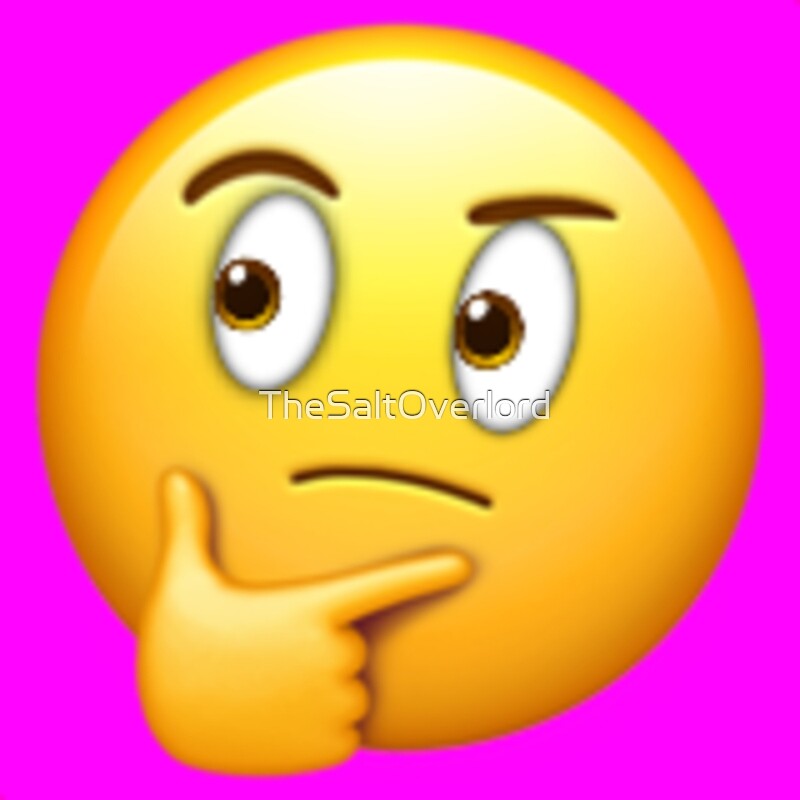 Download "Side Eyes Thinking Emoji" by TheSaltOverlord | Redbubble