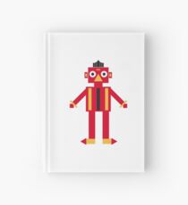 cartoon game robot Hardcover Journal