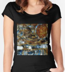 Fury of the storm. Women's Fitted Scoop T-Shirt