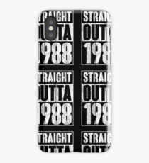 Straight Outta 1988 T-Shirt Funny 30th Birthday Gift Shirt iPhone Case