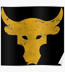 yellow bull under armour Poster