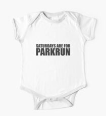 Saturdays Are For Parkrun Short Sleeve Baby One-Piece