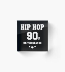 Hip Hop 90s Acrylic Block