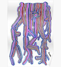 Stripe freak I Poster