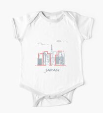 Unusual Japanese architecture. One Piece - Short Sleeve