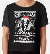 Weihnachten kommt immer mit einem Preis, Dearie. Chiffontop
