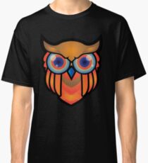 cool owls and cool design print Classic T-Shirt