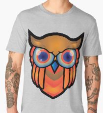 cool owls and cool design print Men's Premium T-Shirt