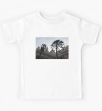 Catania Cathedral Saint Agatha with Lacy Treetops Kids Tee