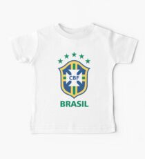 Brazil Football Baby Tee