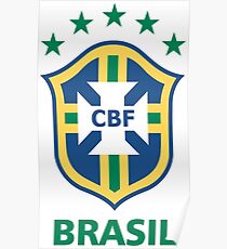 Brazil Football Poster