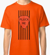 Pluck me plectrum guitar strings design Classic T-Shirt