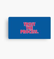 Trust The Process - Philadelphia 76ers Canvas Print