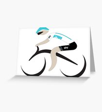 Team Sky Cycling 2018 Greeting Card