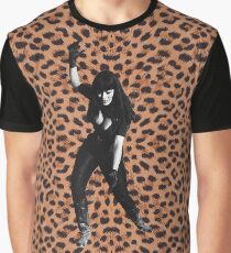 Goatess Doomwych : Leopard Ladies - Satana Graphic T-Shirt