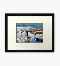 Ruler of Sea & Earthquake Framed Print