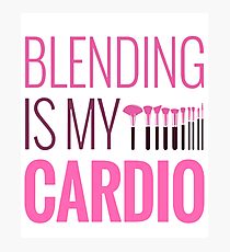 Blending Is My Cardio Photographic Print