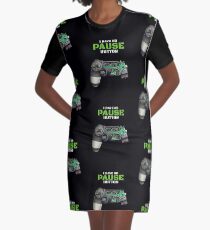 Vestido camiseta No tengo botón de Pausa Controlador de juego