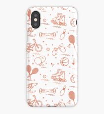 Equipment for sports activities for children. iPhone Case/Skin