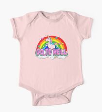 Go to Hell - Unicorn One Piece - Short Sleeve