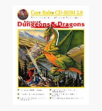 dungeons and dragons red box Photographic Print
