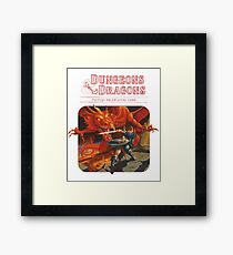 dungeons and dragons red box Framed Print