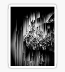 Haunted Static - Glitchy Abstract Pixel Art Sticker