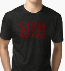 Sith Happens Tri-blend T-Shirt