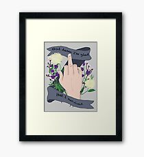 The Survival Song Framed Print
