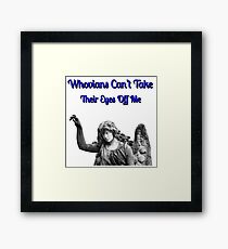 Don't Blink Framed Print