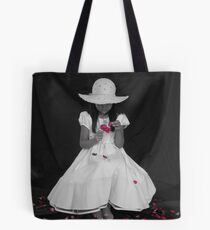 Colorization with Petals Tote Bag